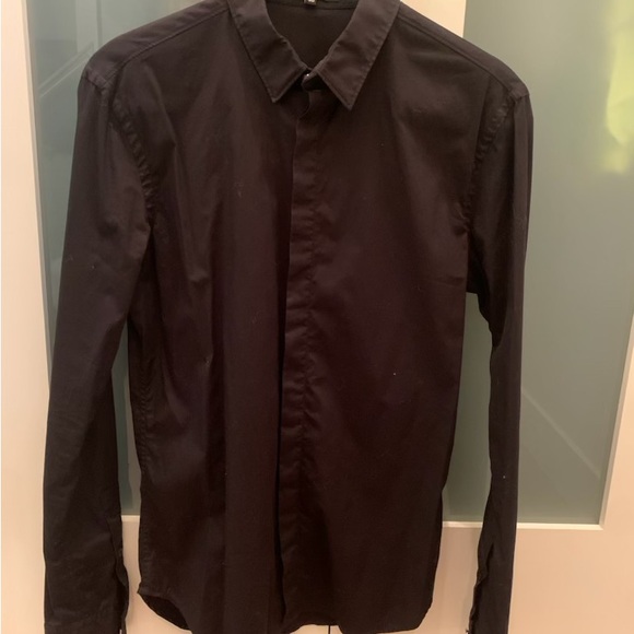 Men’s Versace Lions Dress Shirt Size 46 / Small - Picture 2 of 4